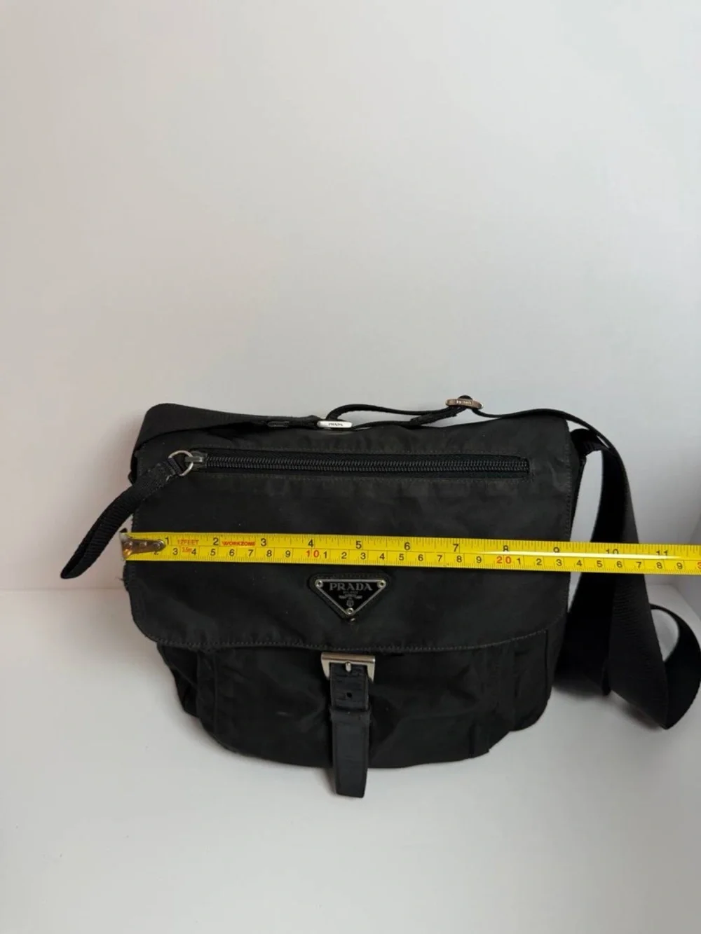 Prada Tessuto Nylon Messenger Shoulder Bag
